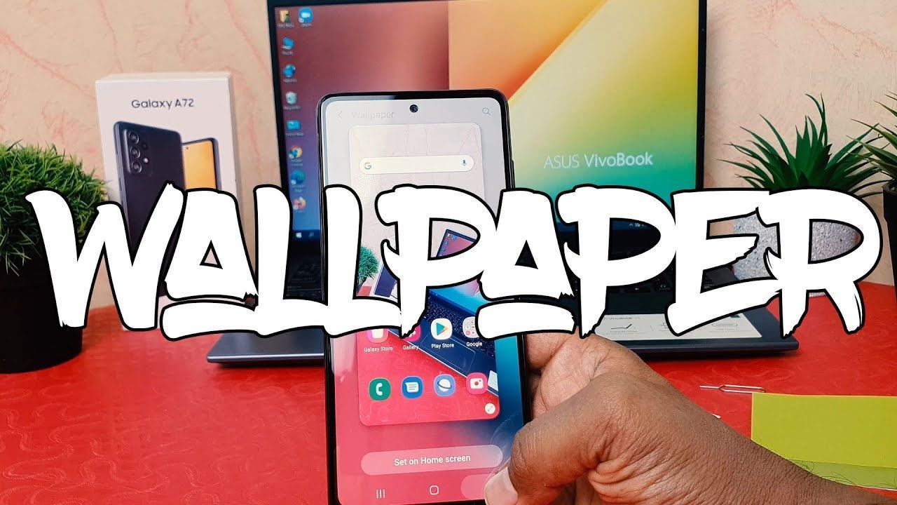 1280x720 How to Change Wallpaper in Samsung Galaxy A72 Screen Customization