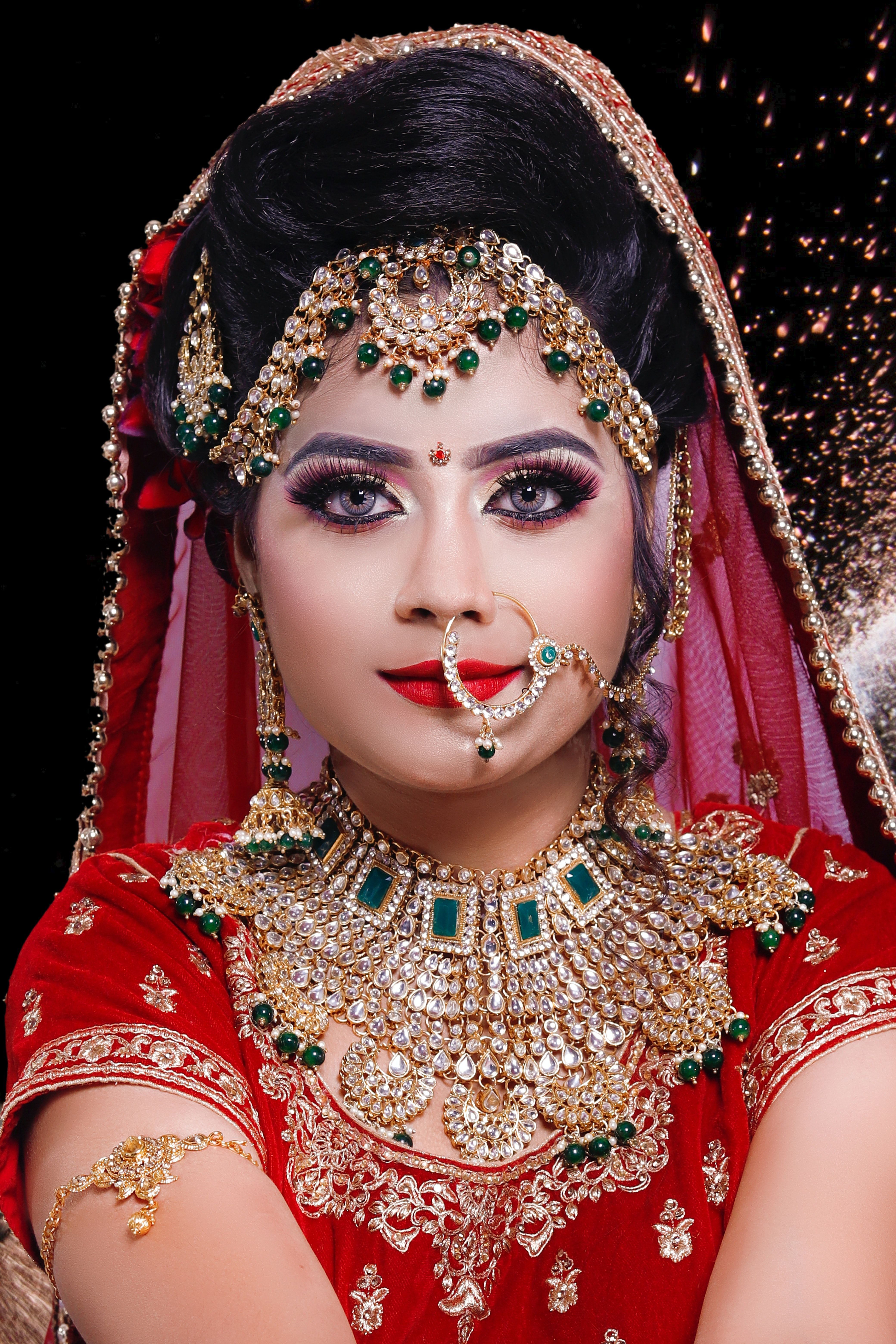4160x6240 Bridal Makeup Wallpaper