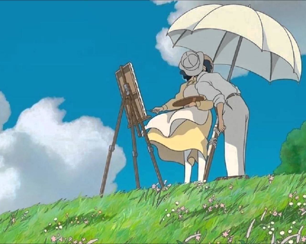 1280x1024 Kaze tachinu Miyazaki's anime cartoon Desktop wallpaper 1280x1024