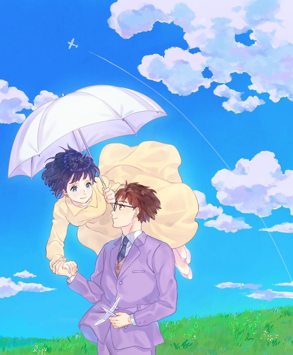 1204x1458 Kaze Tachinu (The Wind Rises) Anime Image Board