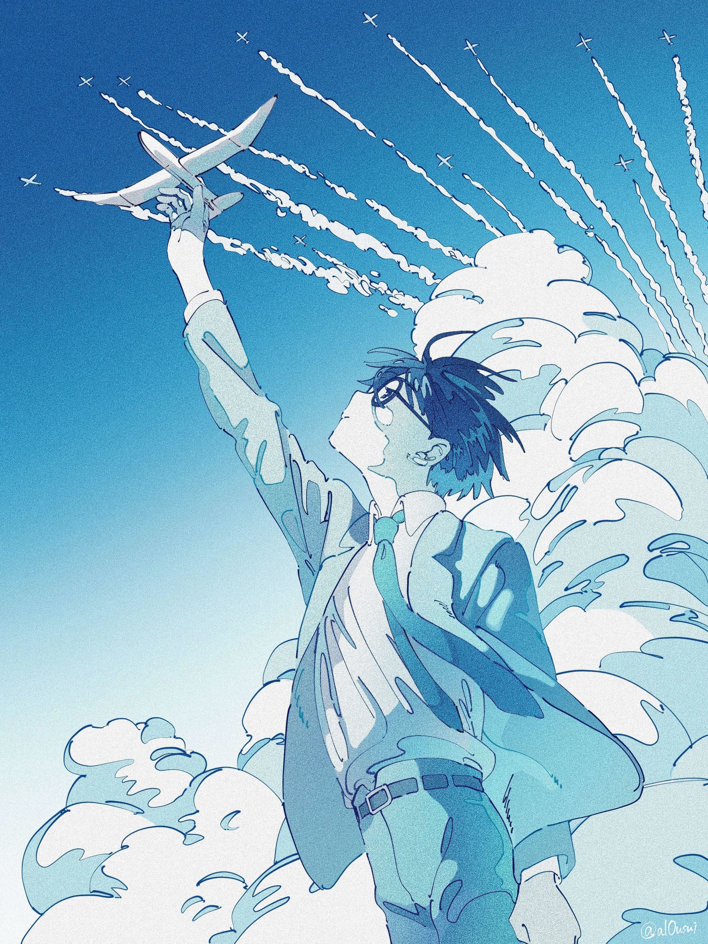 2400x3200 Kaze Tachinu (The Wind Rises) Anime Image Board