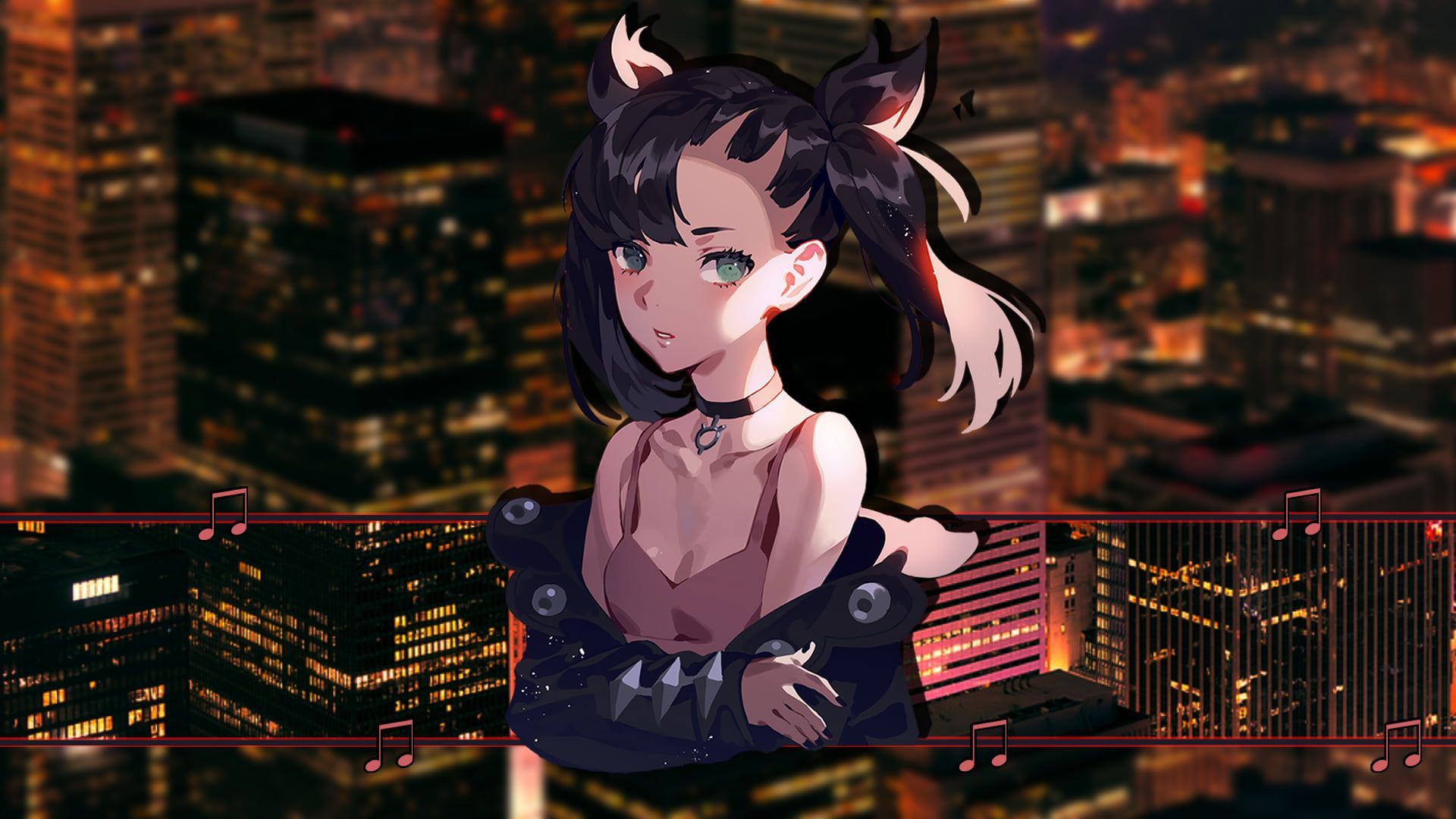 1920x1080 Wallpaper / city, 1080P, Marnie (Pokemon) free download