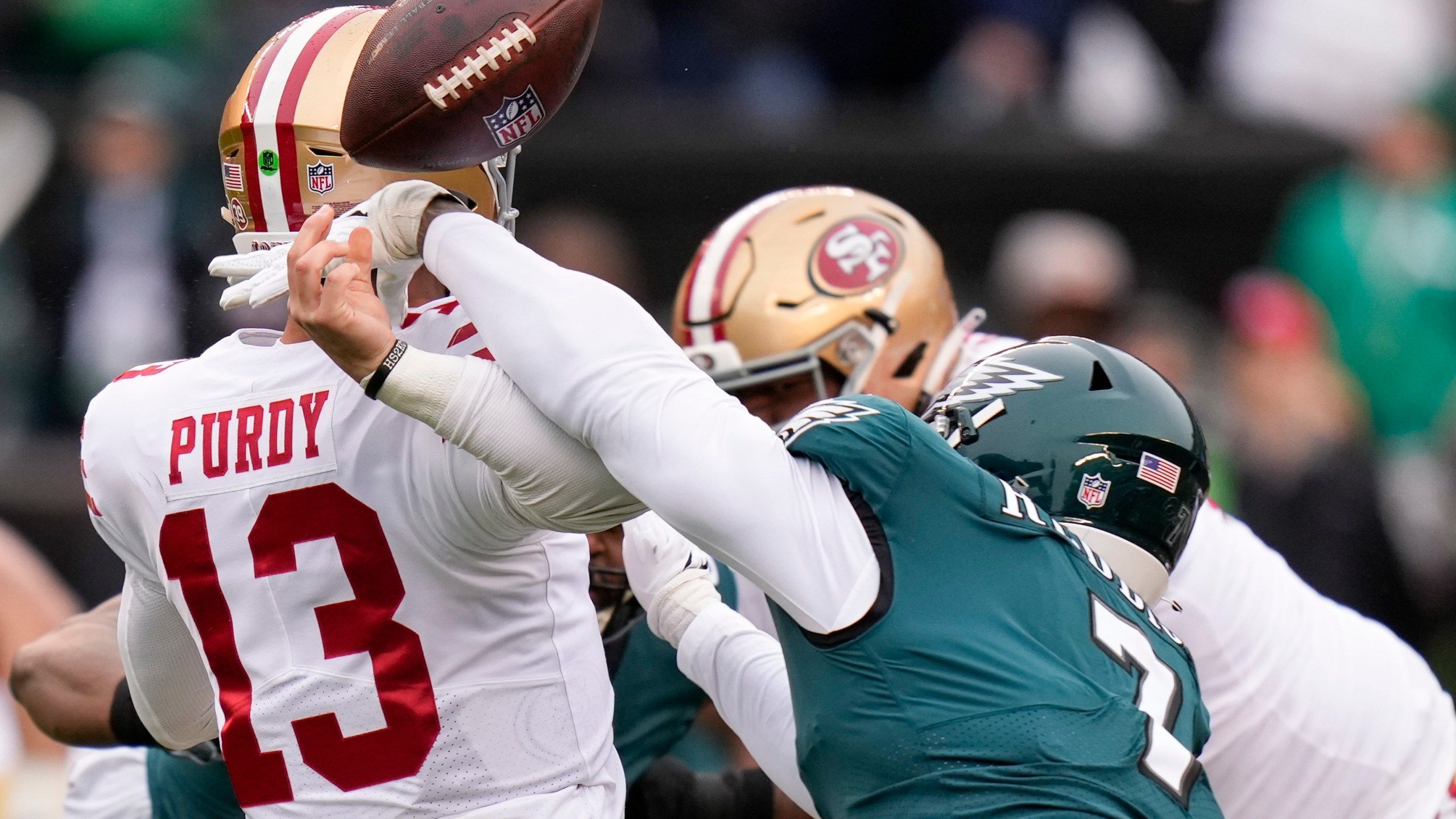 2560x1440 Brock Purdy, 49ers ousted by Eagles in NFC title game