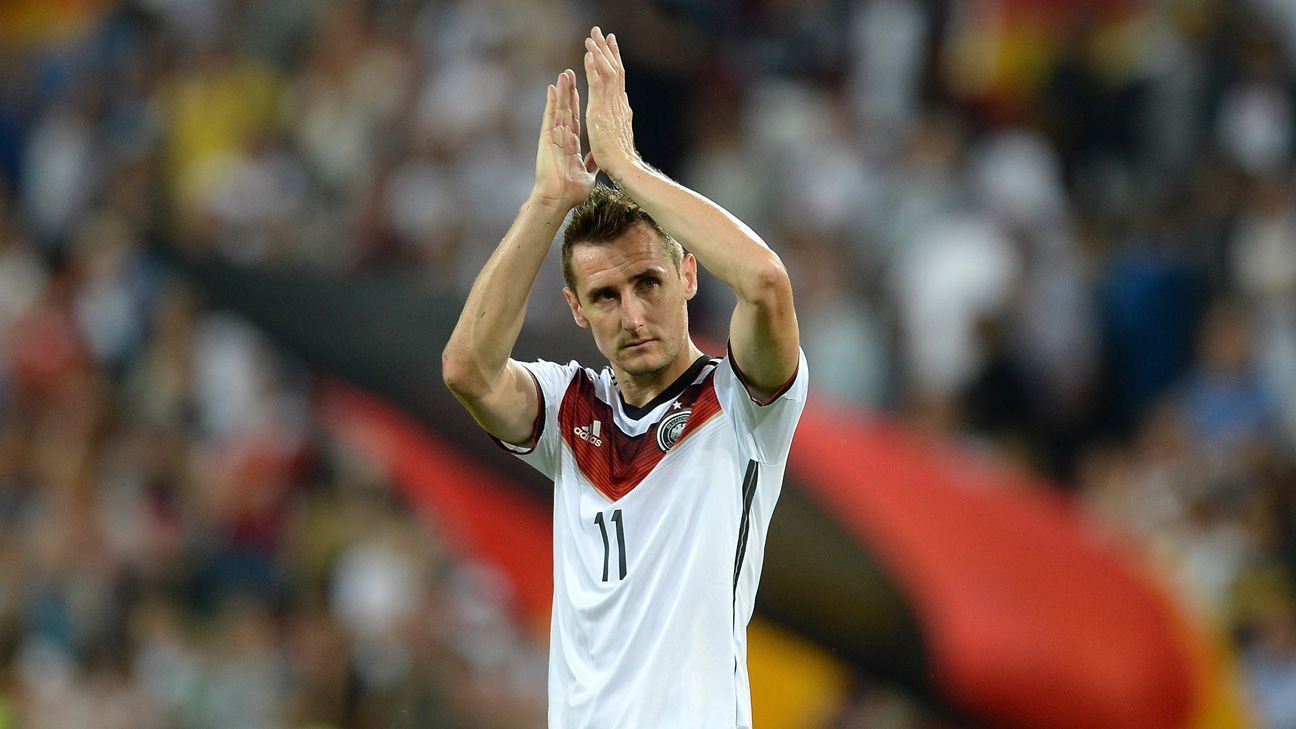 1296x729 Miroslav Klose scored his 15th World Cup goal to lead all Germans in tournament history