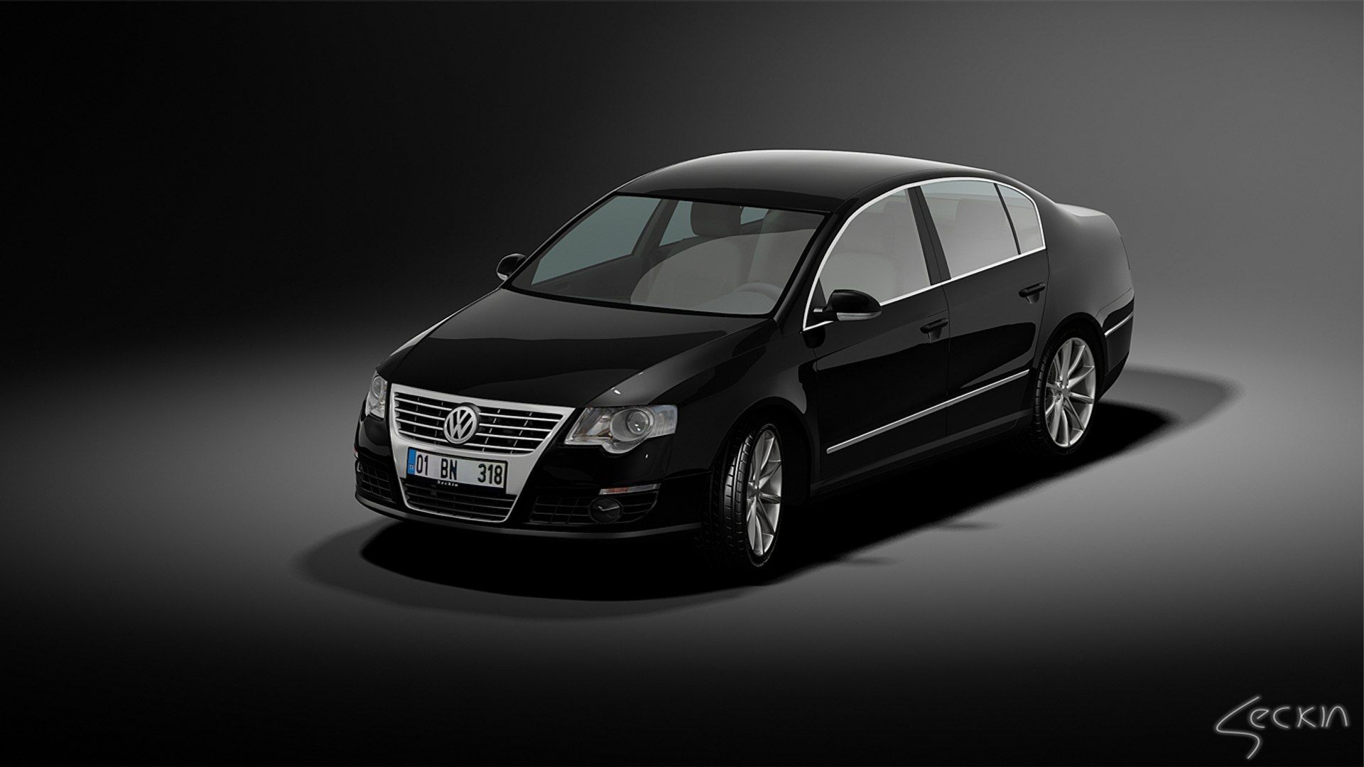 1920x1079 3D max volkswagen passat b6