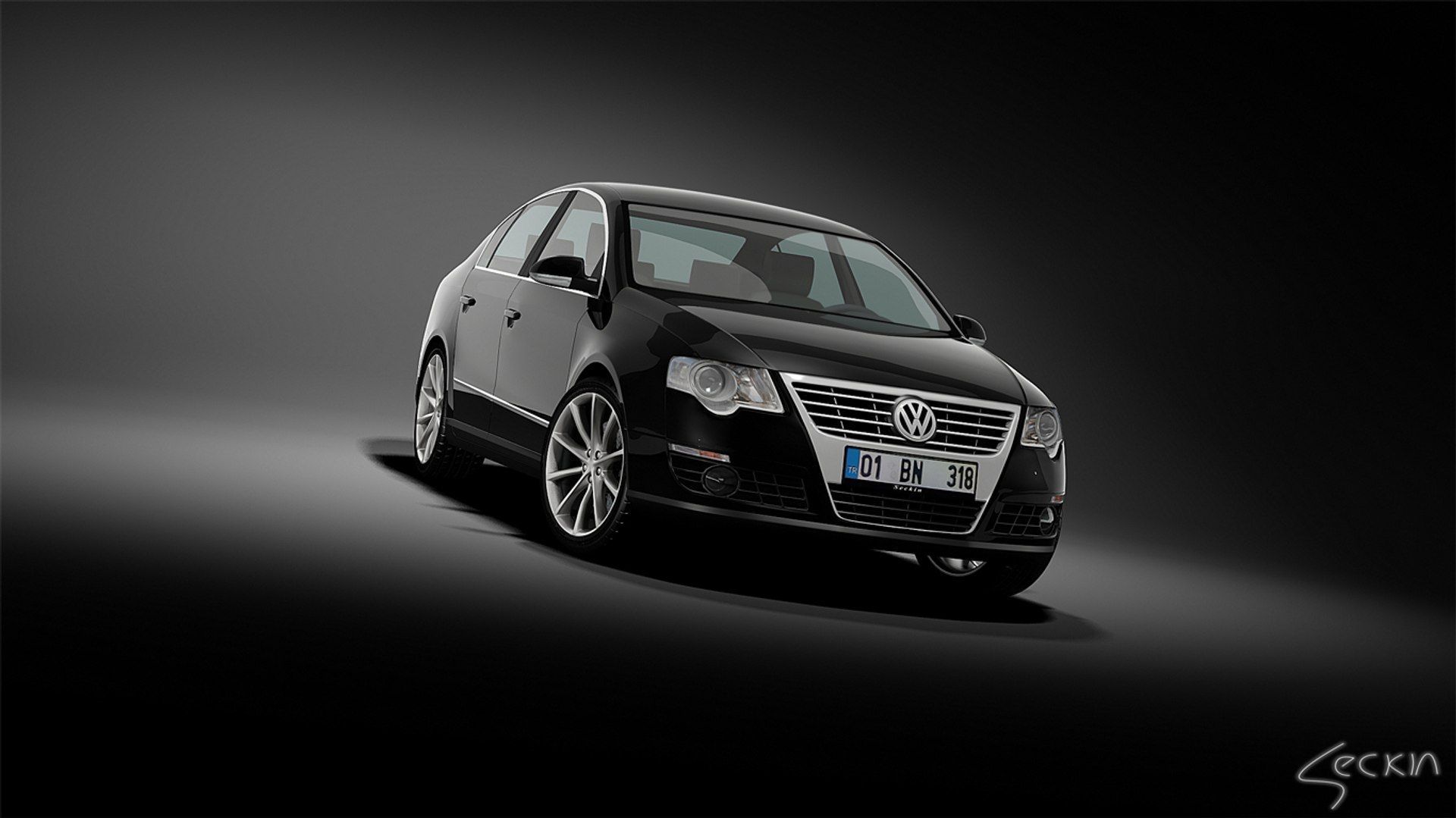 1920x1079 3D max volkswagen passat b6
