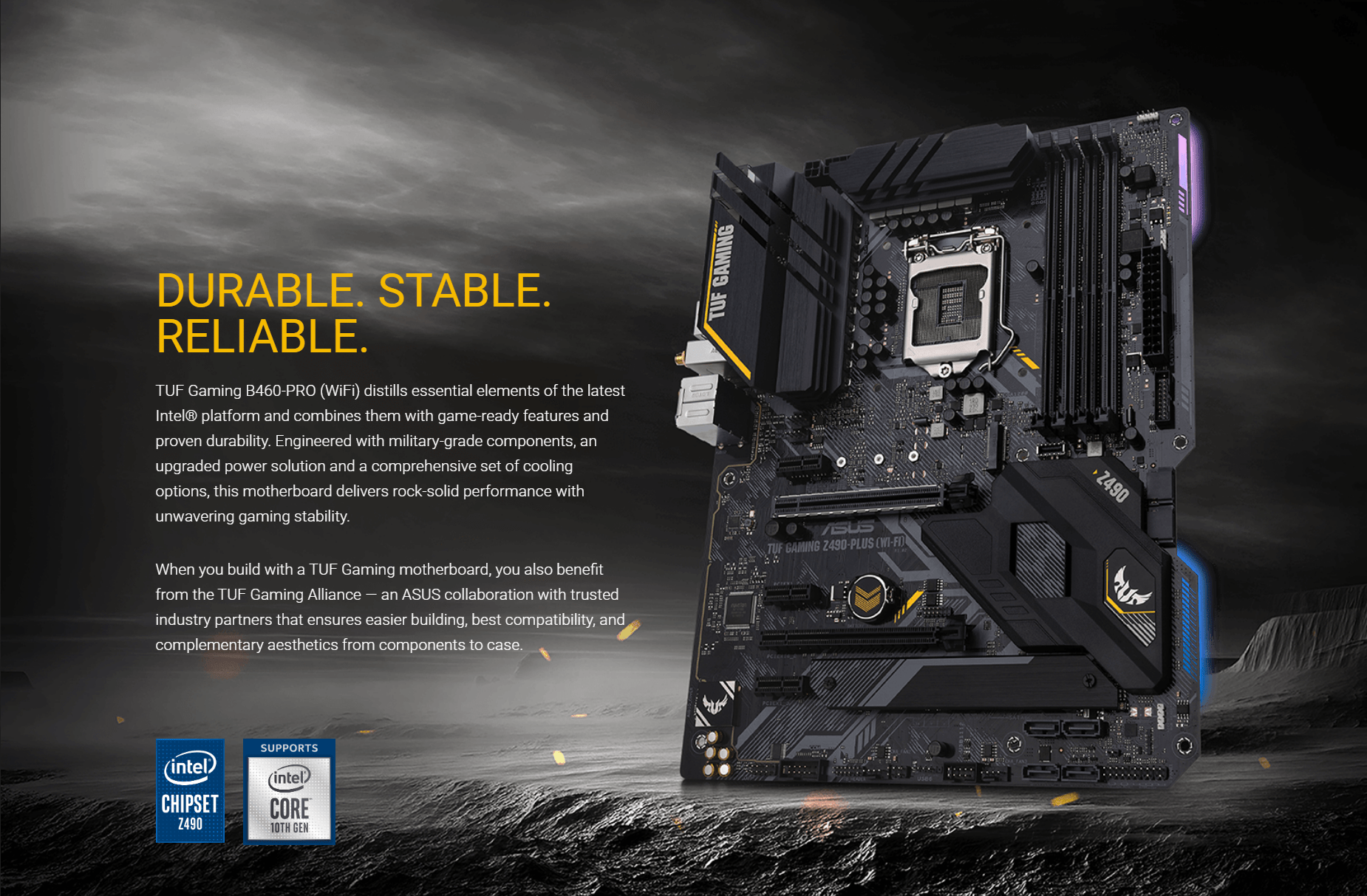 1850x1213 ASUS TUF Gaming Z490 PLUS Wi Fi LGA 1200 Motherboard Leaks Out Too, 16 Phase Design For 10th Gen Intel Comet Lake CPUs. Gameland.nl