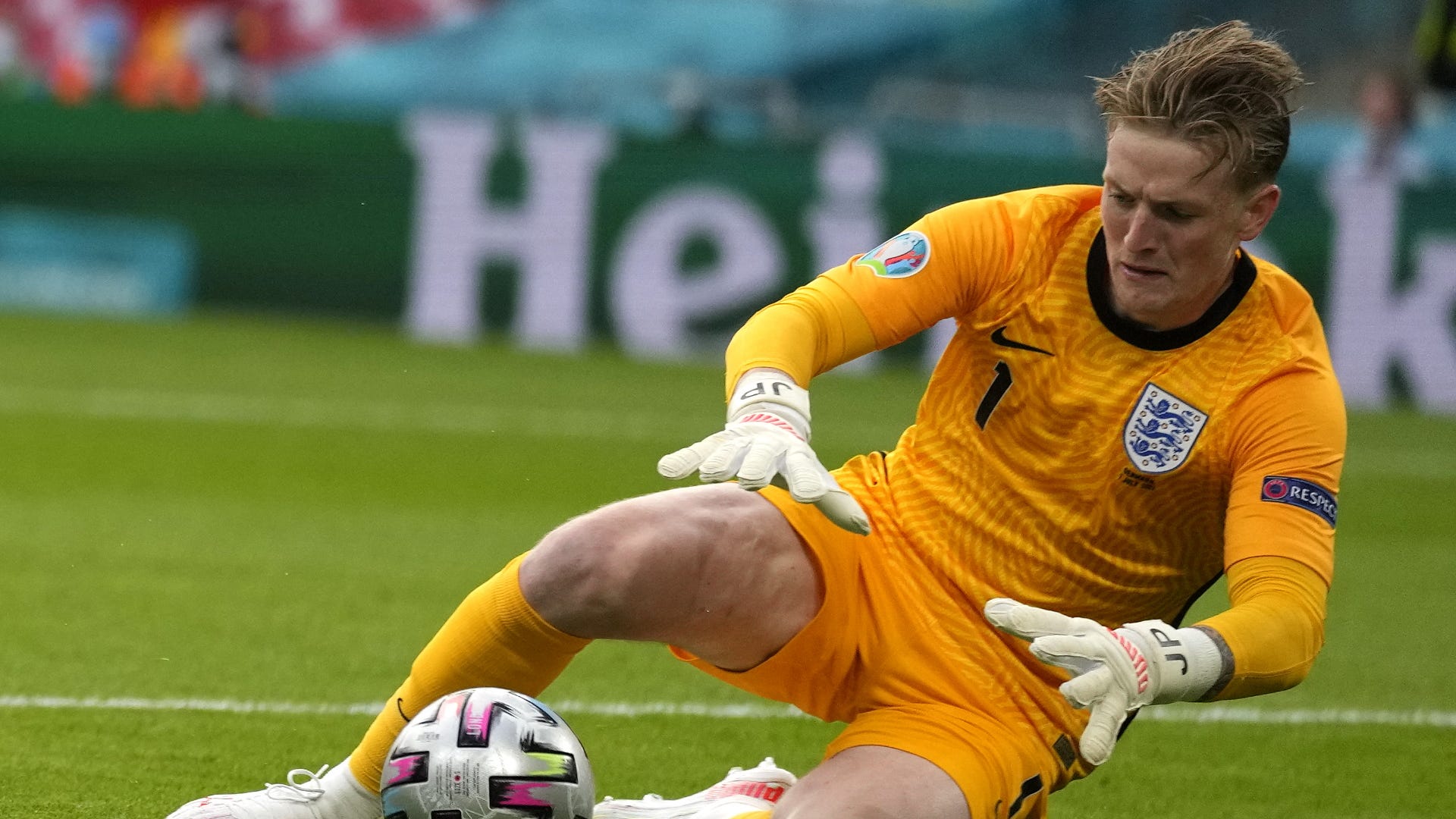 1920x1080 Pickford Passes Banks To Set All Time England Record For Scoreless Minutes. Goal.com US