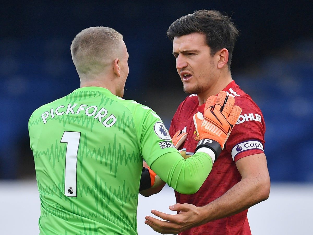 1200x900 Everton vs Manchester United: Jordan Pickford tackle on Harry Maguire did not make enough contact for penalty