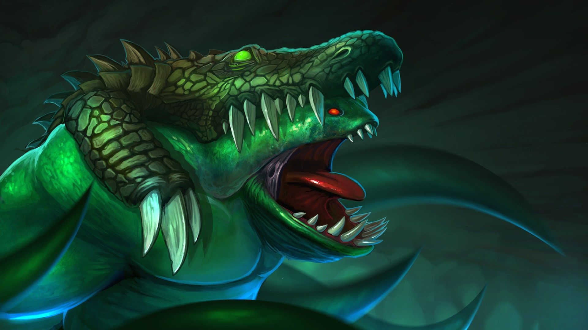 1920x1080 DOTA Tidehunter, Monsters Gallery HD Wallpaper
