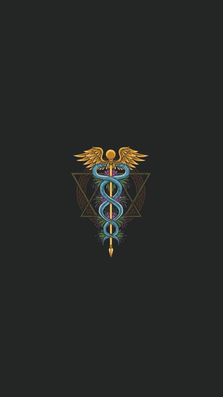 720x1280 Caduceus wallpaper. Hermes trismegistus wallpaper