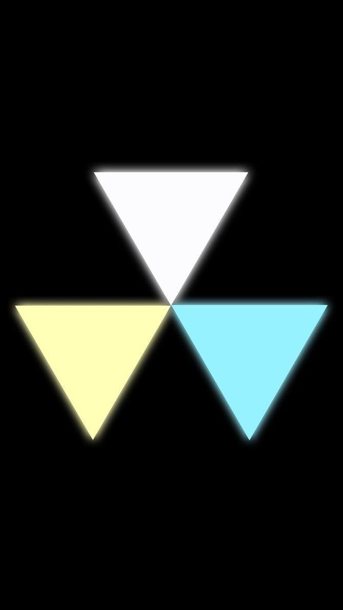 670x1191 Modern Diamond Insignia Phone Wallpaper