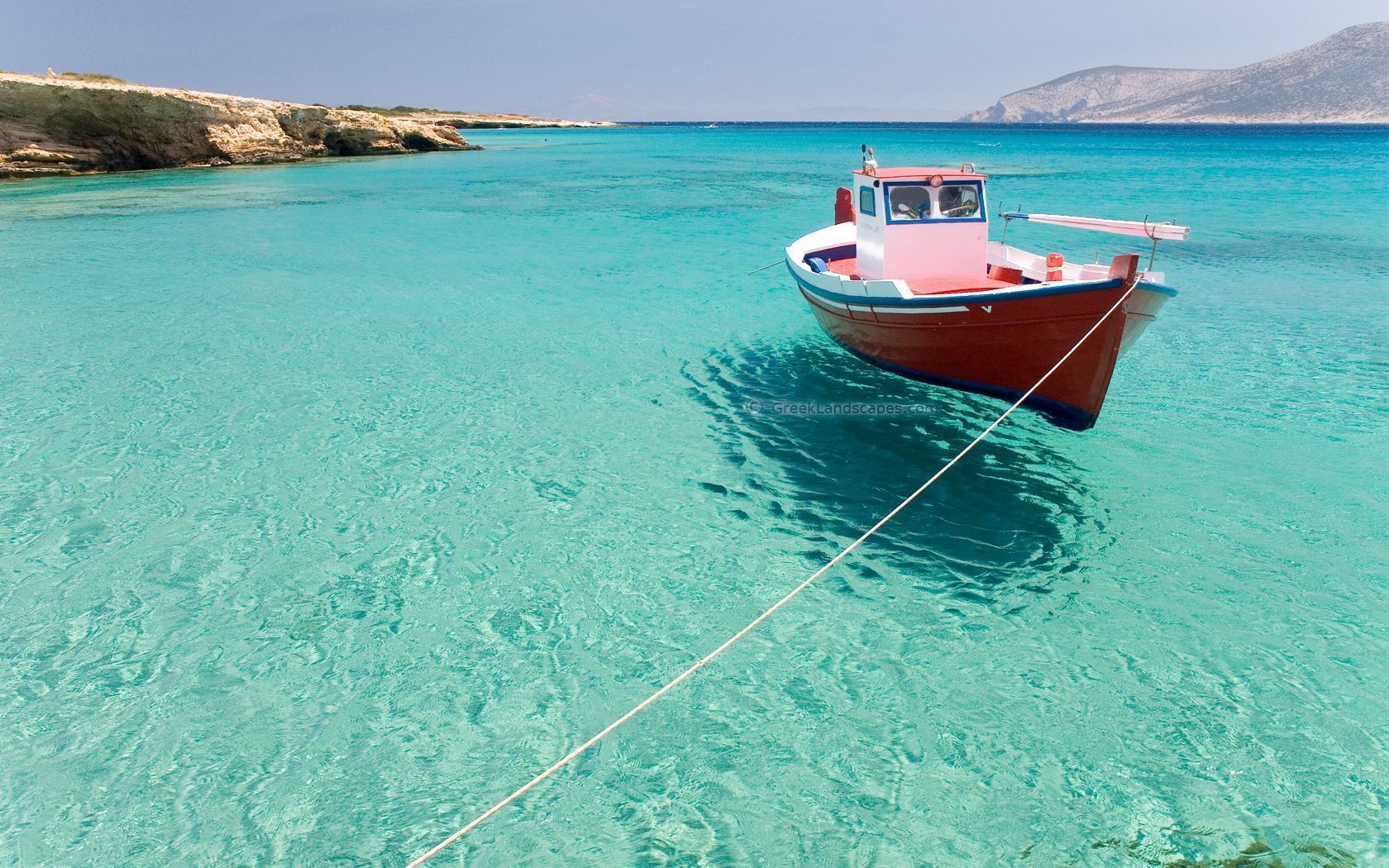 1680x1050 Greece Wallpaper