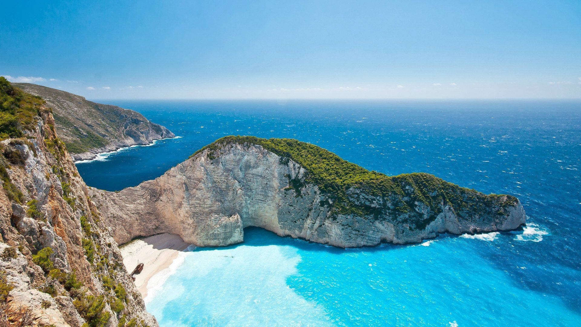 1920x1080 Greece Wallpaper