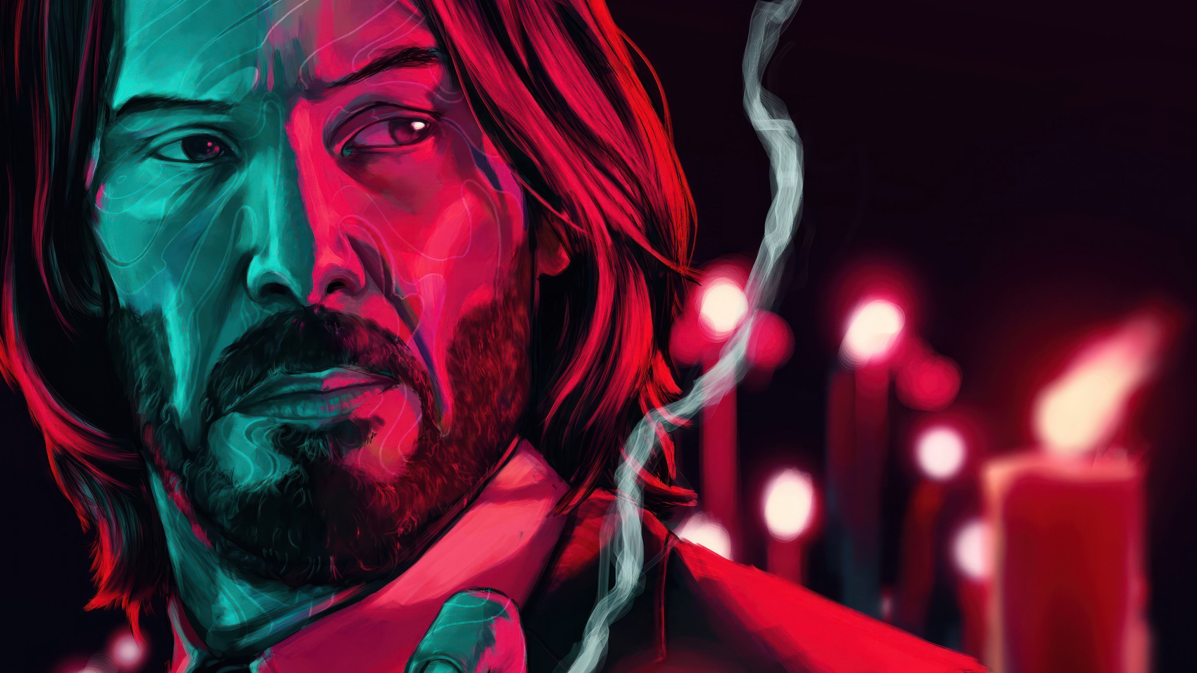 3840x2160 John Wick 4 Movie Poster Wallpaper 4K for Desktop