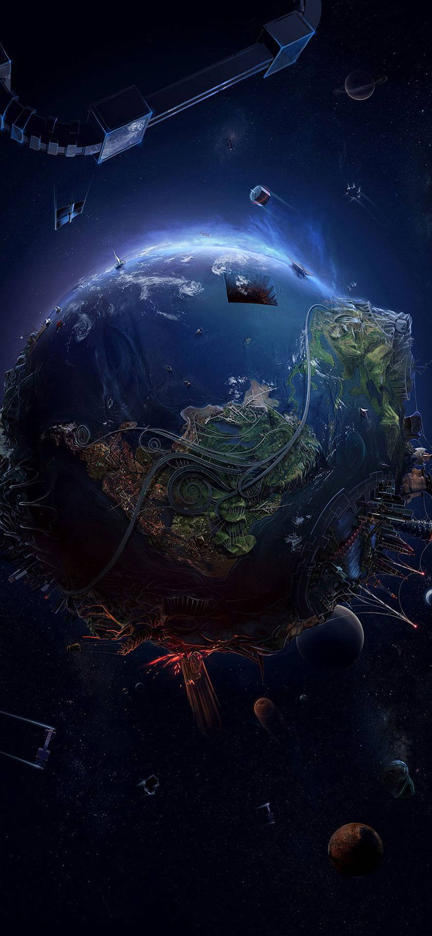 886x1920 Space Wallpaper Phone