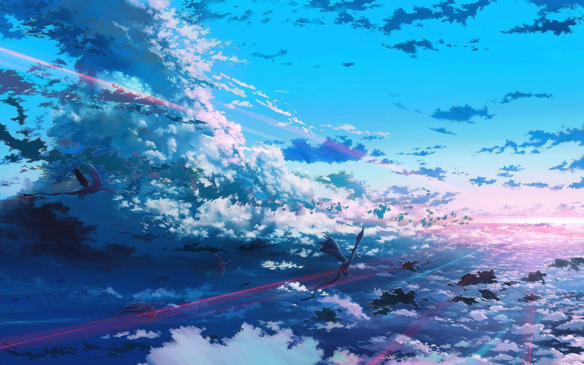 Anime Sky 4k Wallpapers - Top Free Anime Sky 4k Backgrounds