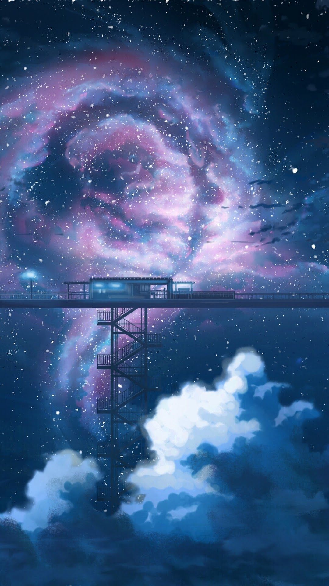 1080x1920 Anime Sky Mobile 4k Wallpaper