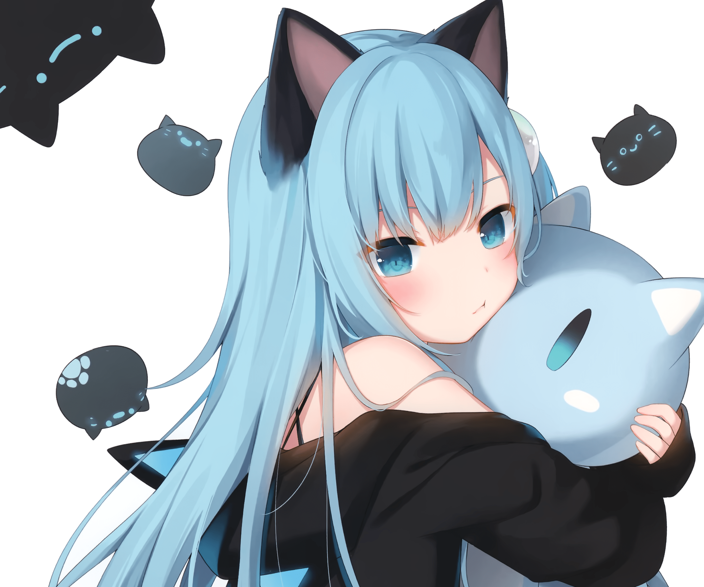 2440x2033 Girl HD, Nekoha Shizuku, Animal Ears Gallery HD Wallpaper
