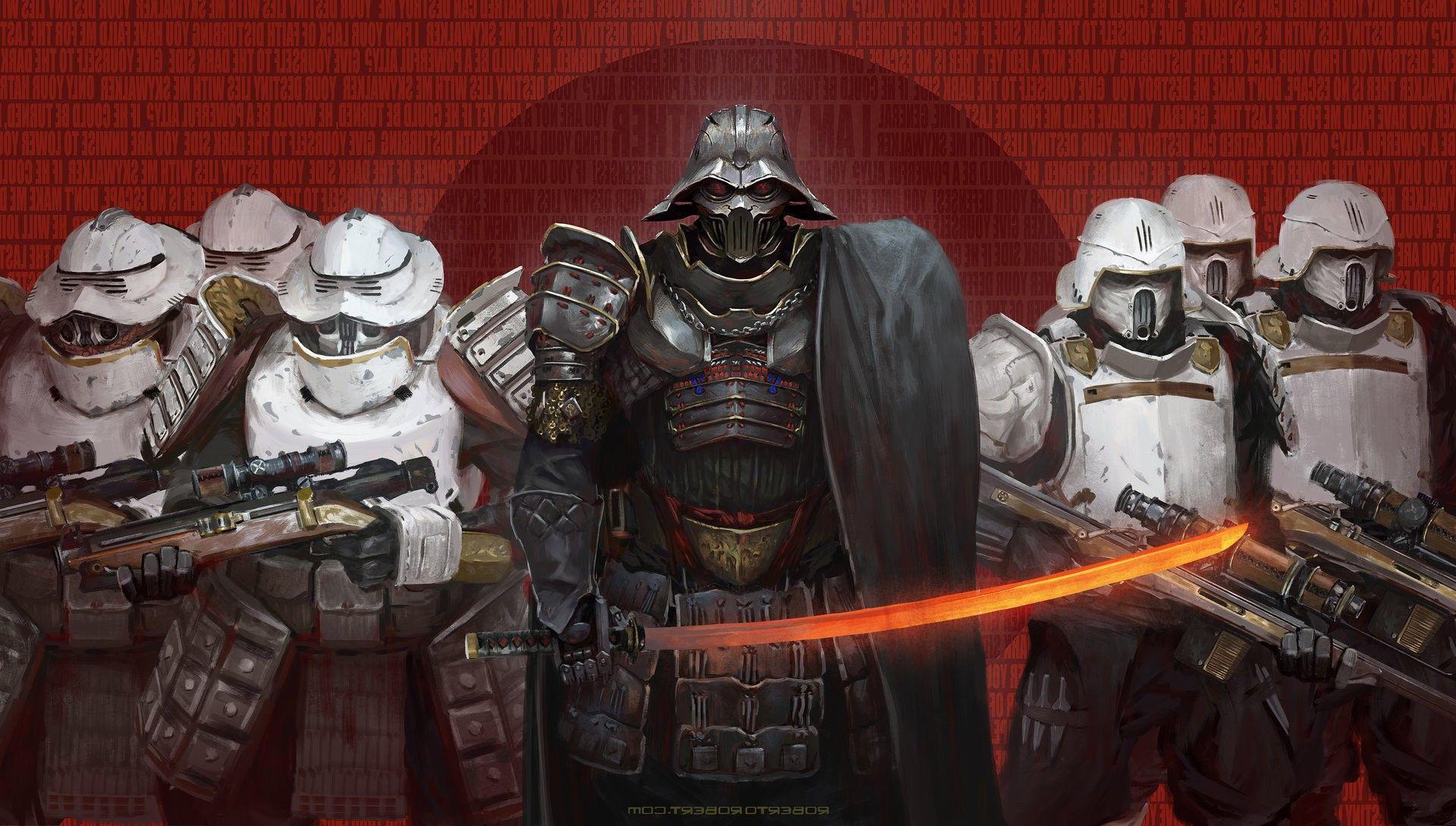 1920x1089 Samurai Darth Vader Wallpaper, Full HD 1080p, Best HD Samurai Darth