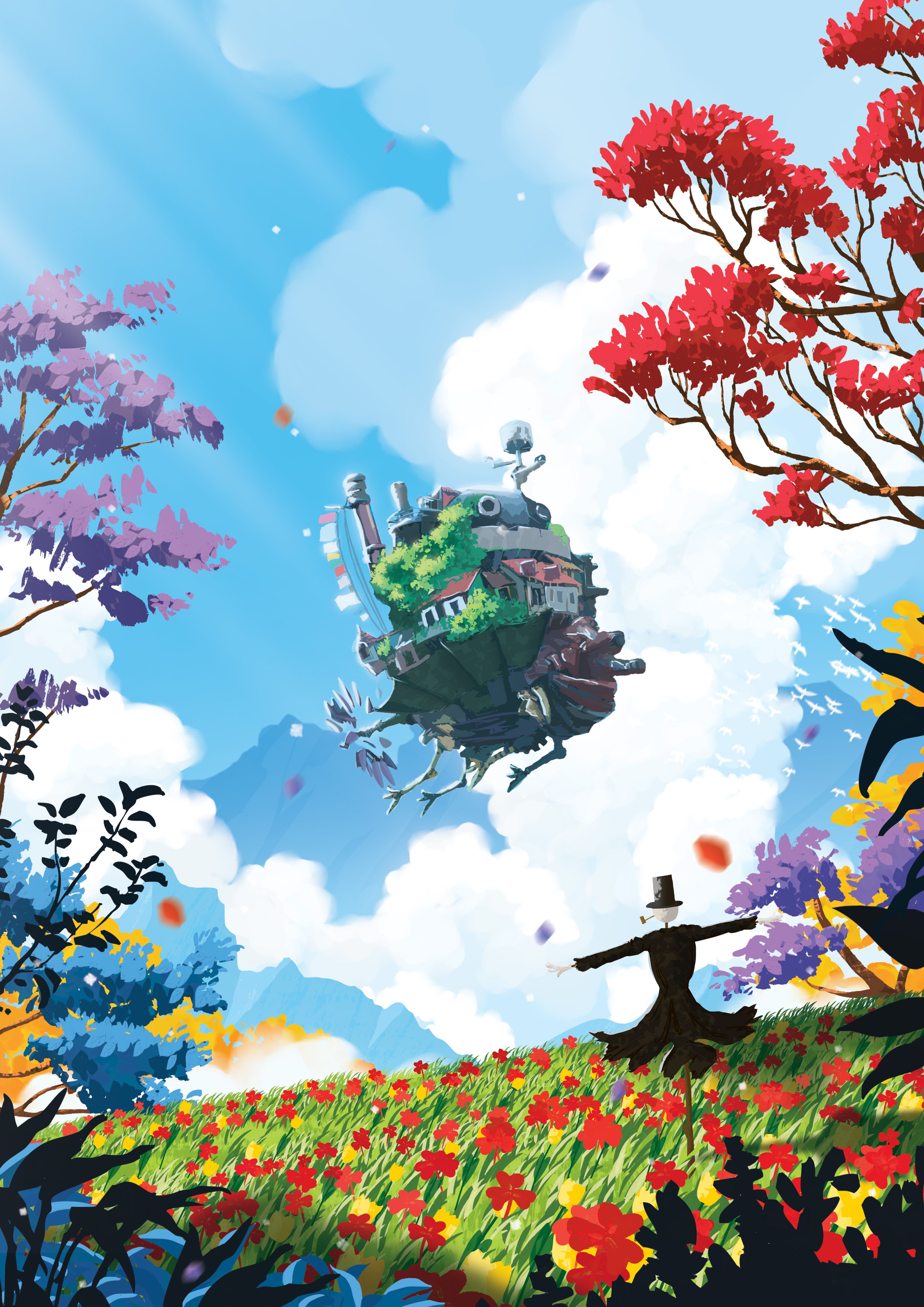 3508x4961 Howl's Moving Castle by me ☀️