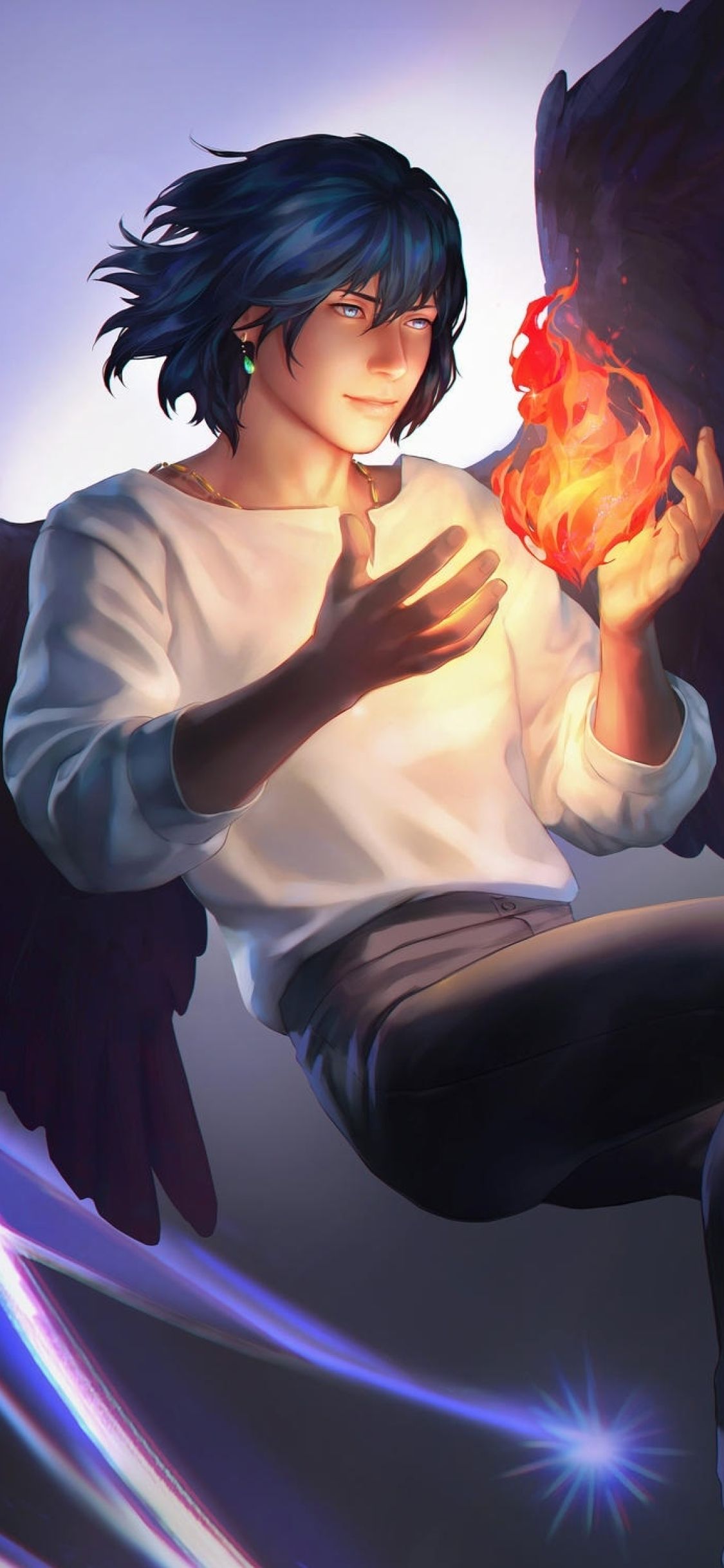 1125x2436 Resolution Howl's Moving Castle HD iPhone XS, iPhone iPhone X Wallpaper