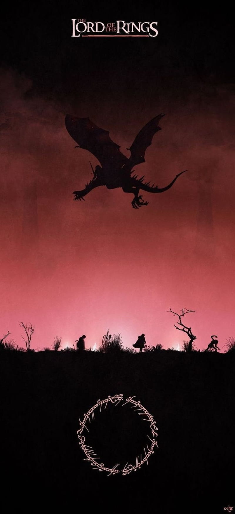 800x1749 LOTR nazgul, dragon, dragons, fantasy, fellowship of the ring, frodo, lord of the rings, HD phone wallpaper