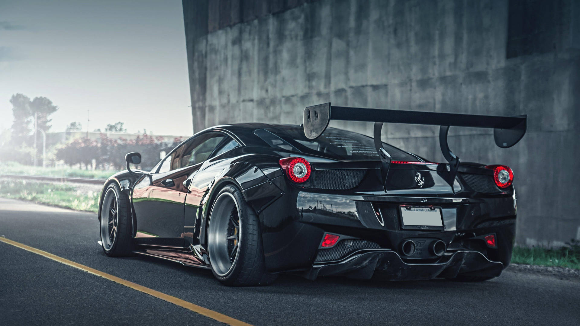 1920x1080 Black Car HD Wallpaper