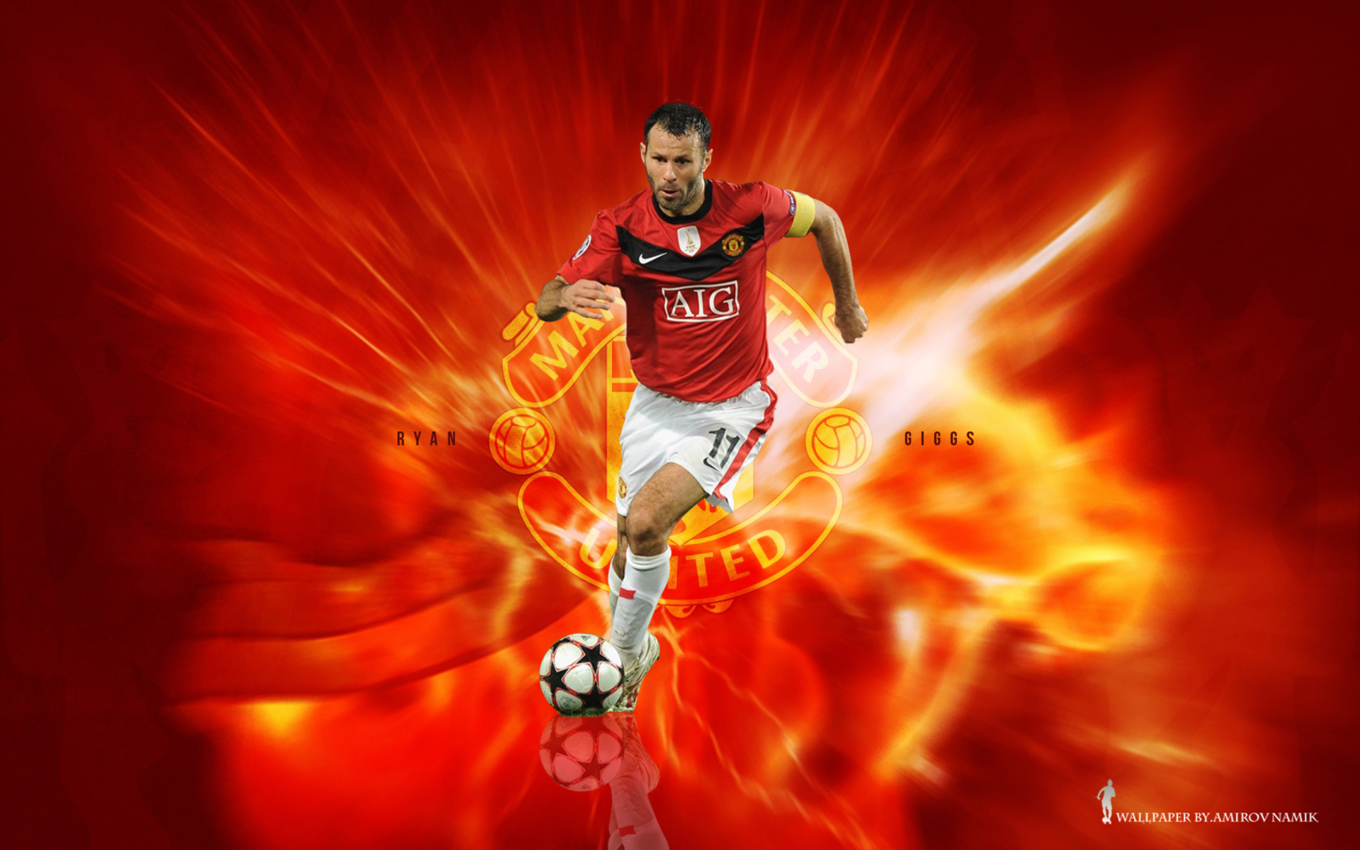 1920x1200 Ryan Giggs HD, Manchester United F.C. Gallery HD Wallpaper