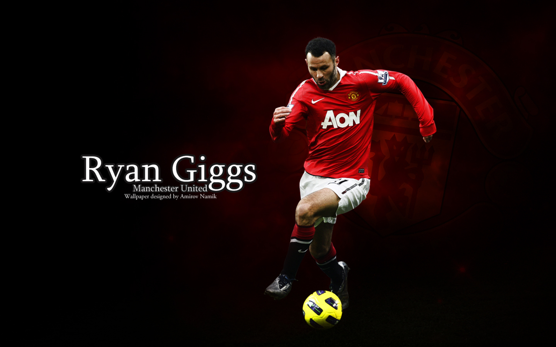 1920x1200 Ryan Giggs HD, Manchester United F.C. Gallery HD Wallpaper