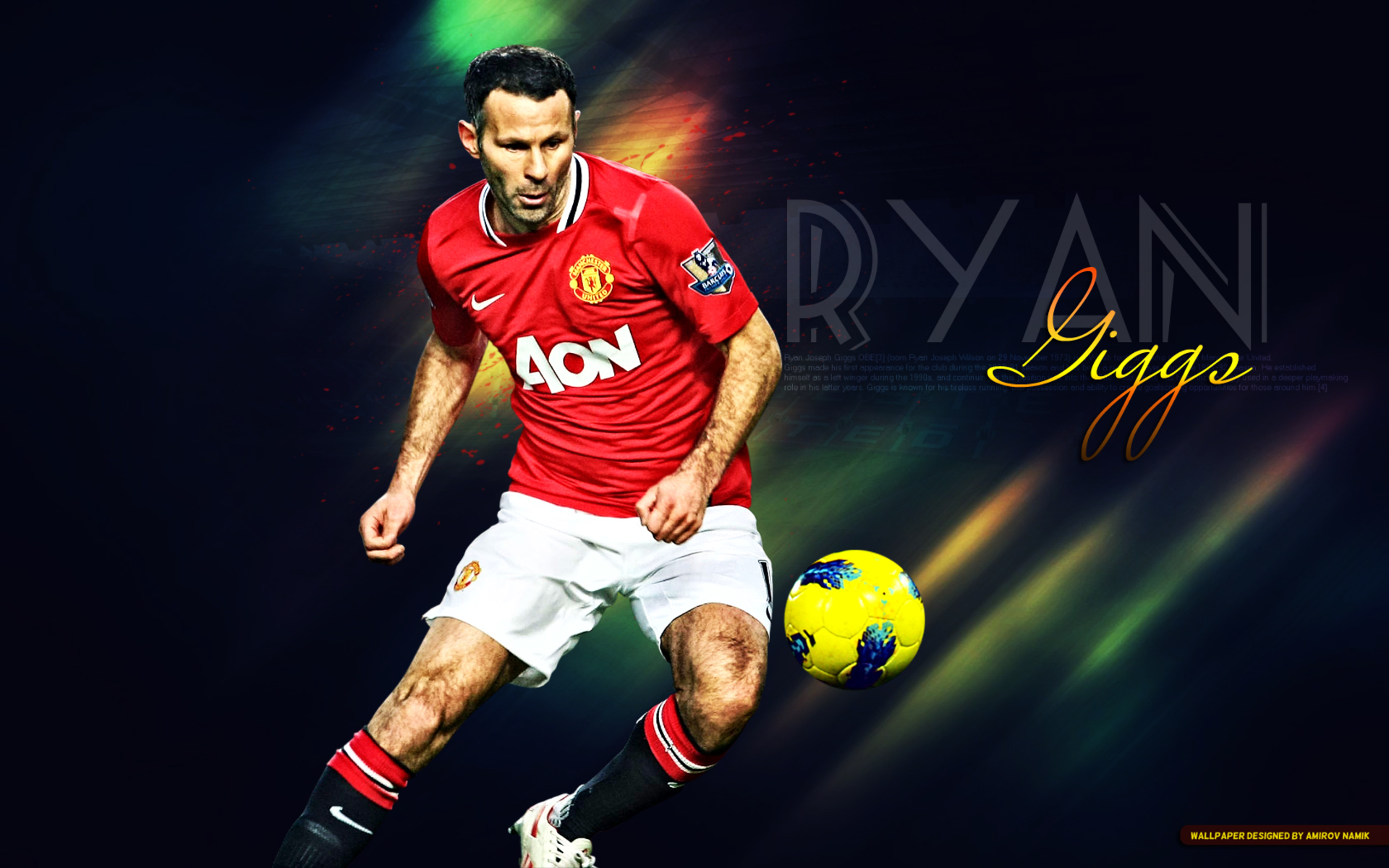 1920x1200 Ryan Giggs HD, Manchester United F.C. Gallery HD Wallpaper