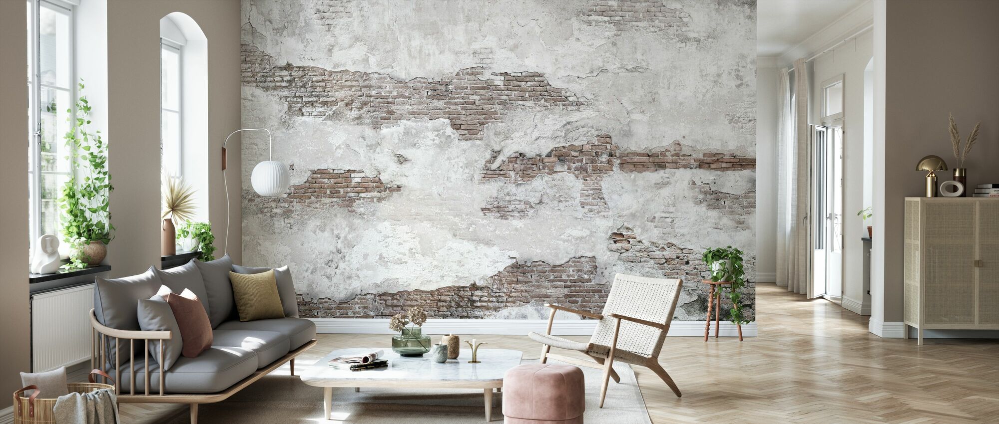 2000x850 Old Brick Wall