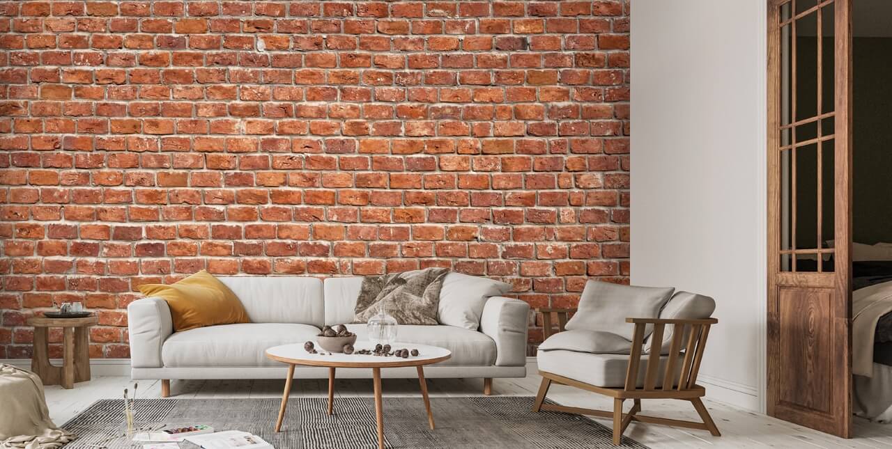 1280x645 Stylish Old Brick Wall Mural Wallpaper
