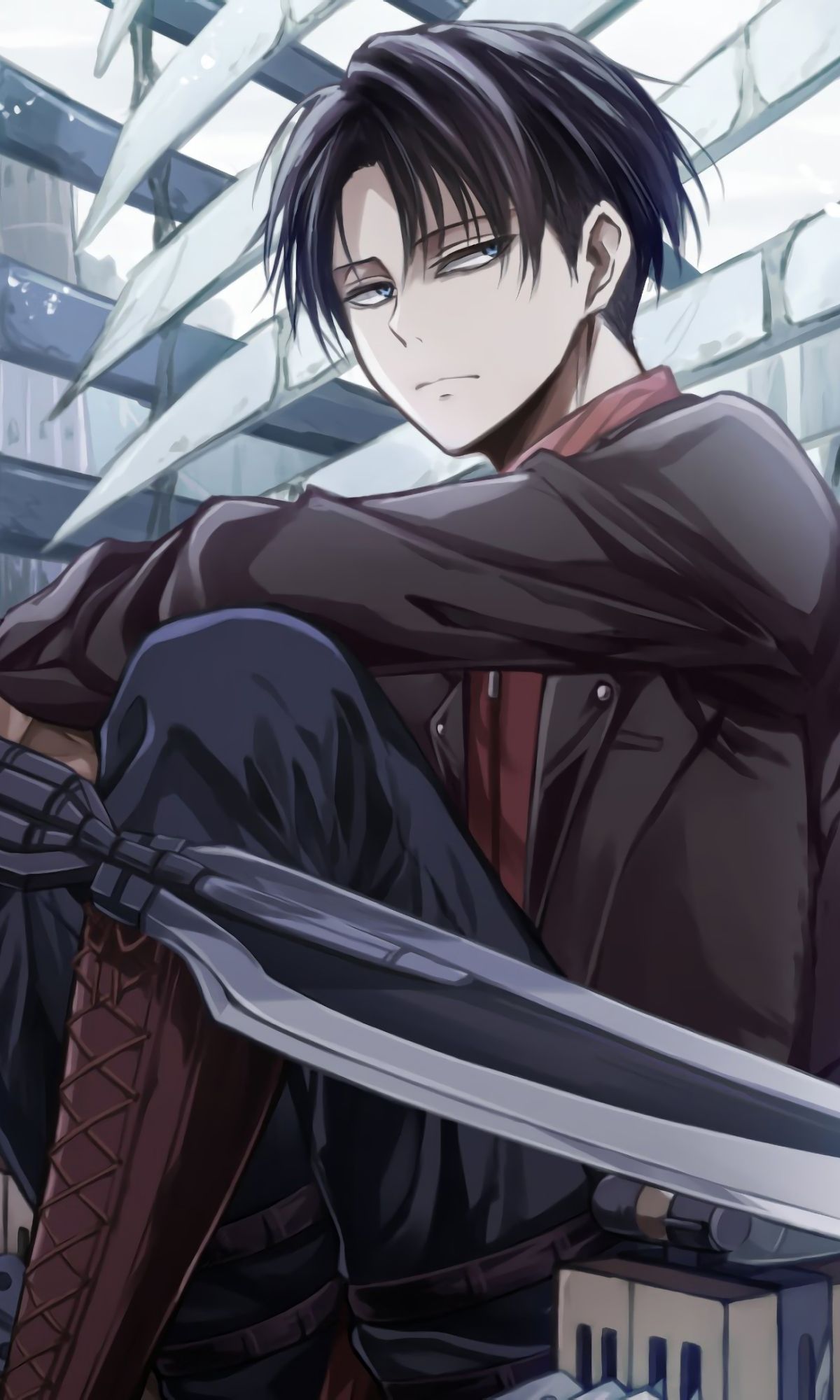 1200x2000 Mobile wallpaper: Anime, Black Hair, Attack On Titan, Levi Ackerman, 1160015 download the picture for free