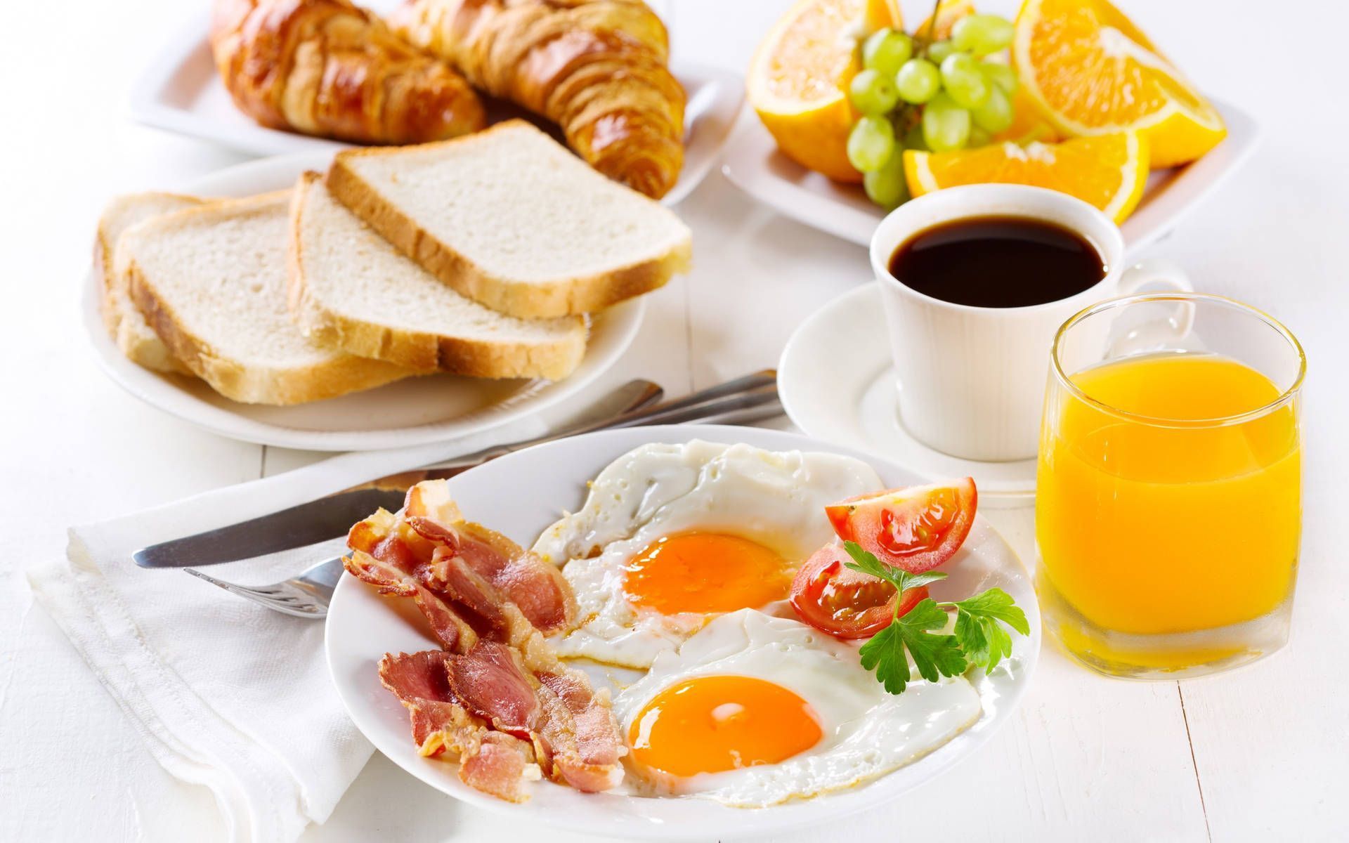 1920x1200 Breakfast Wallpaper
