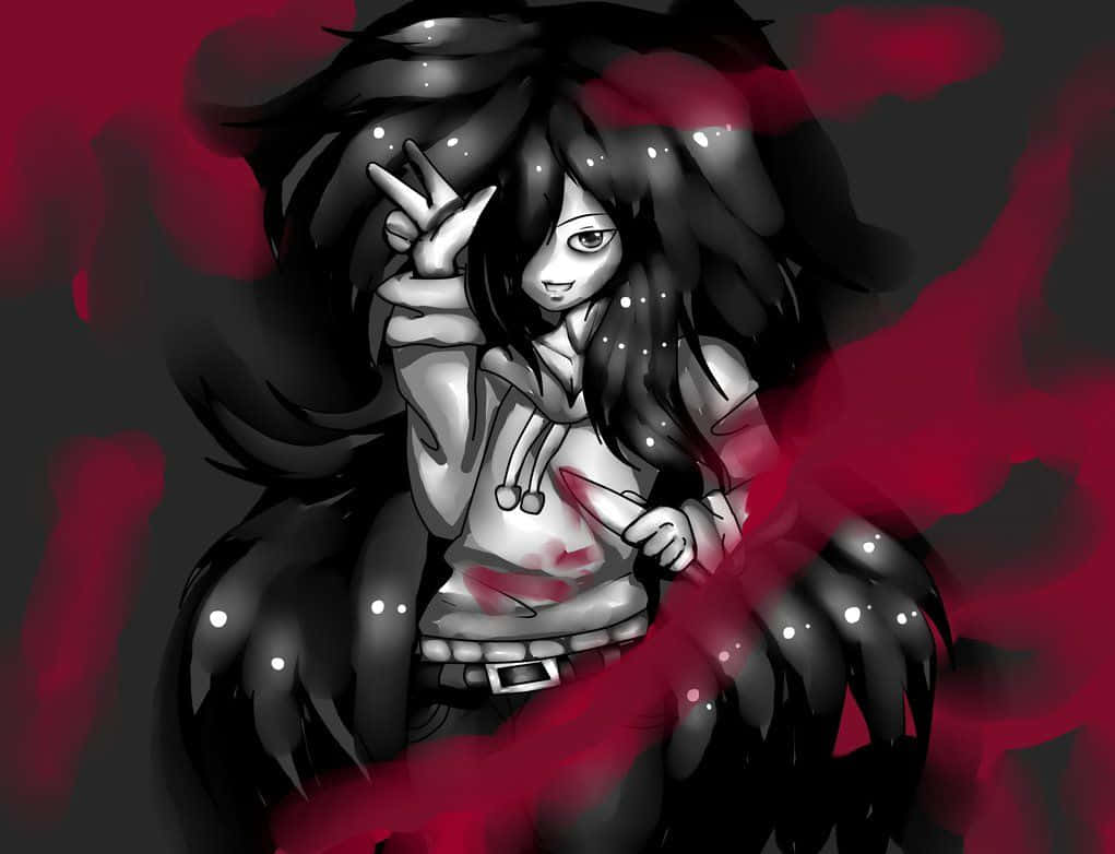 1021x782 Download Jeff The Killer Lurking in the Darkness Wallpaper