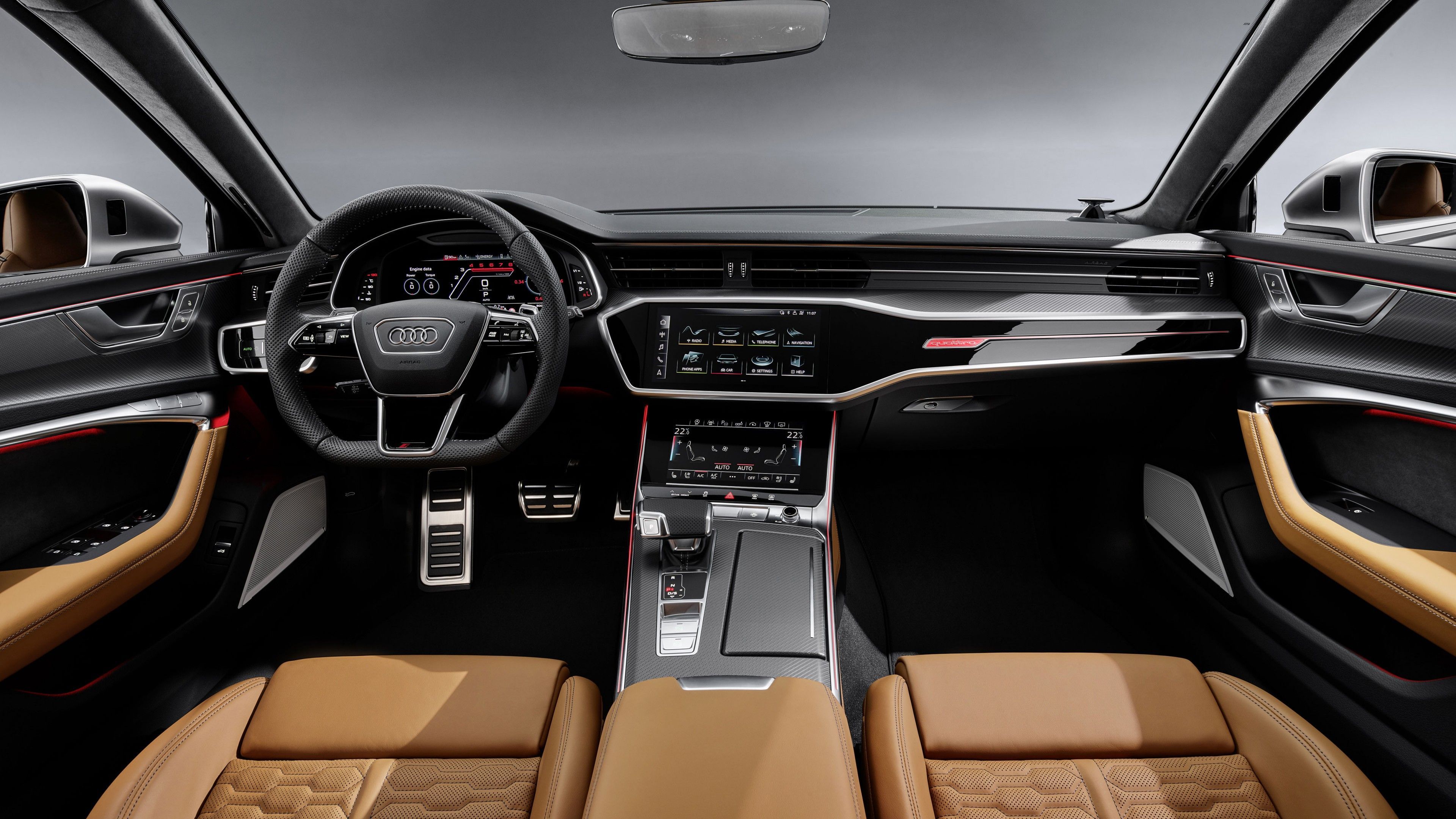 3840x2160 Wallpaper / Audi RS 6 Avant, 2019 cars, 4K free download