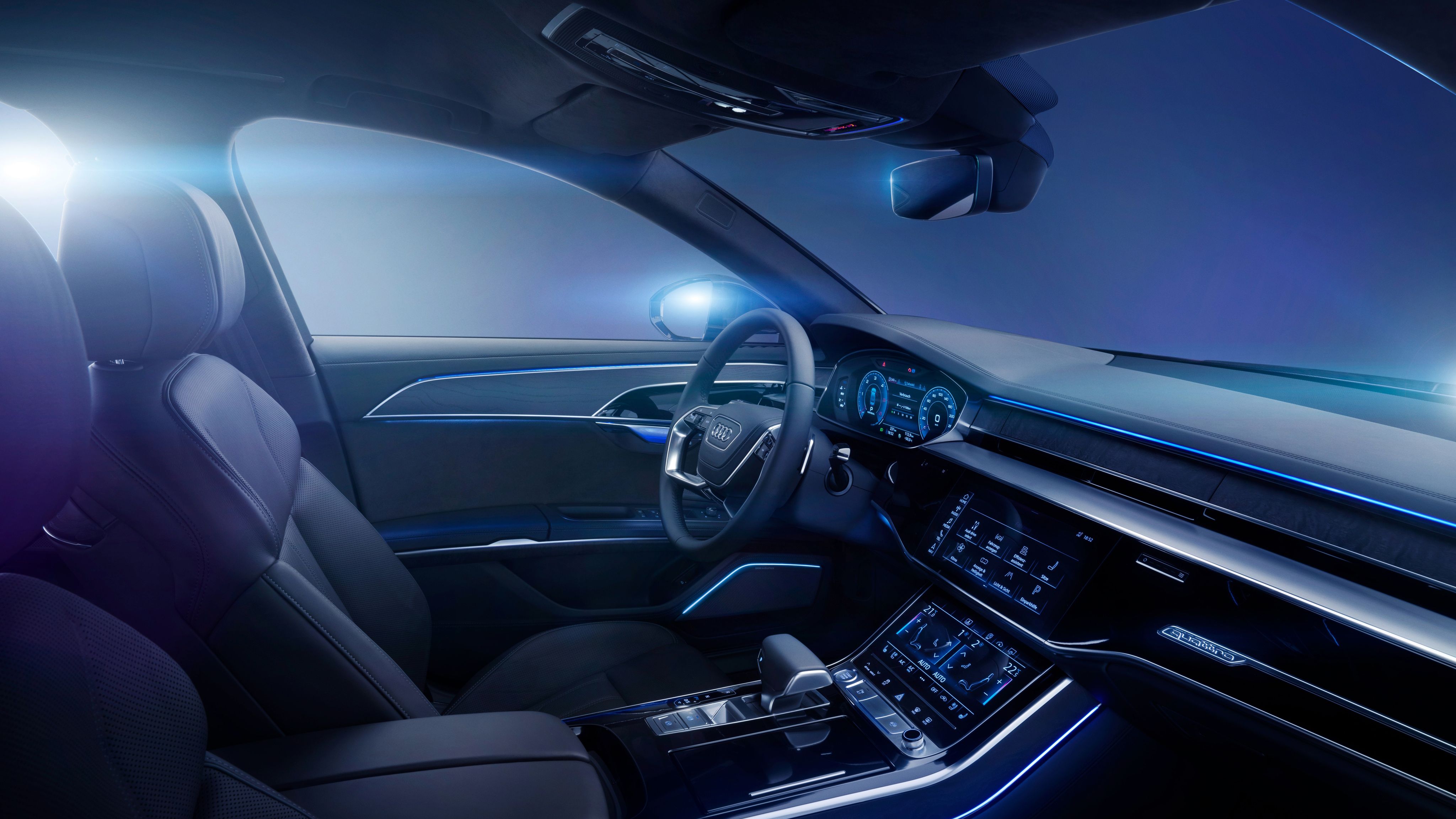 4096x2304 Audi A8 3 TDI Quattro 4K Interior Wallpaper Car Wallpaper