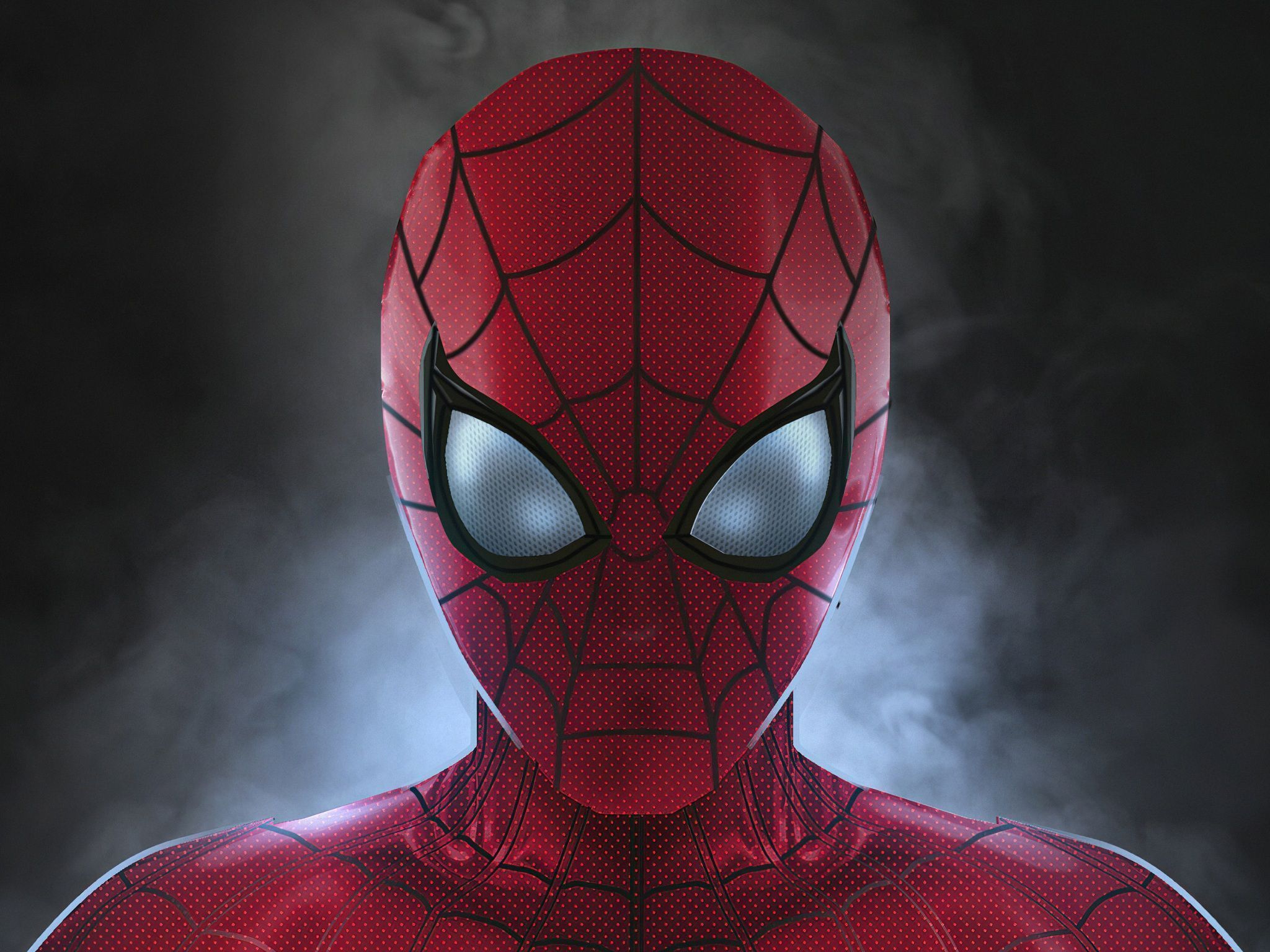 2048x1536 Wallpaper 4k Spiderman Mask Wallpaper