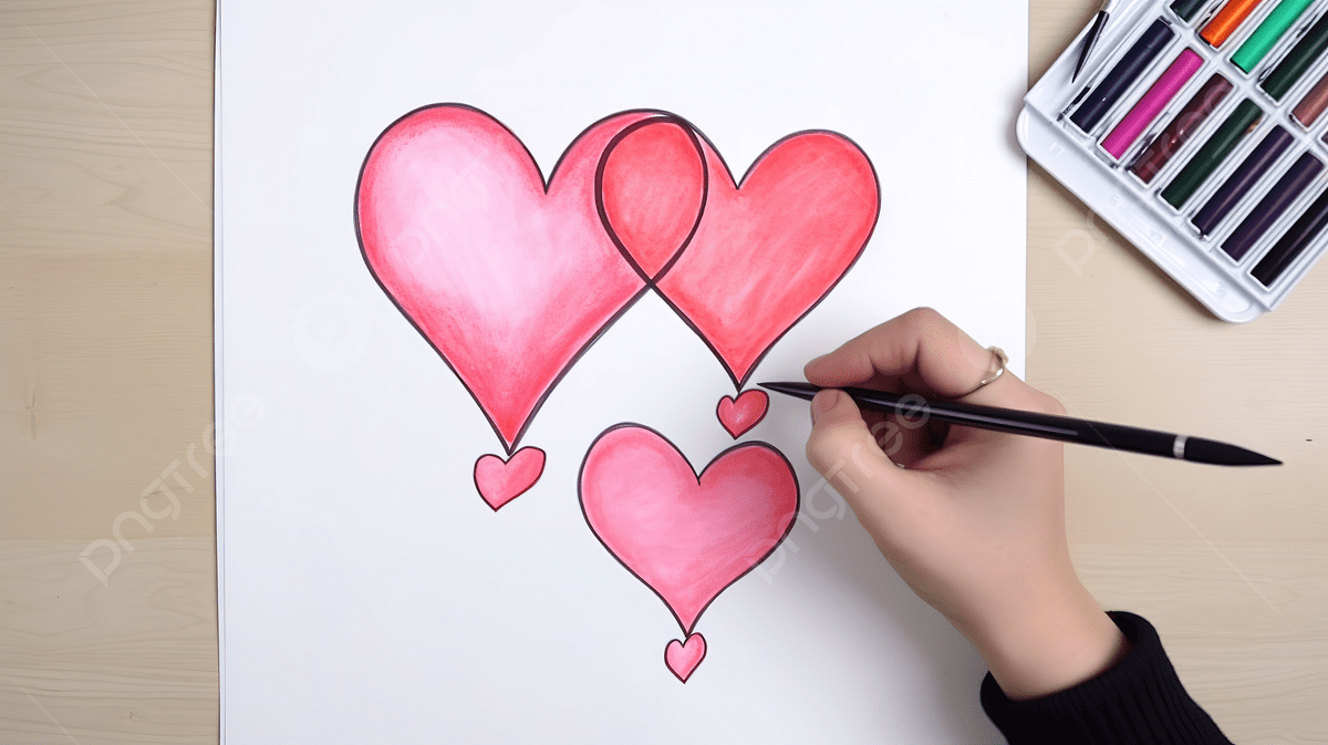 Draw Heart Wallpapers - Top Free Draw Heart Backgrounds - WallpaperAccess