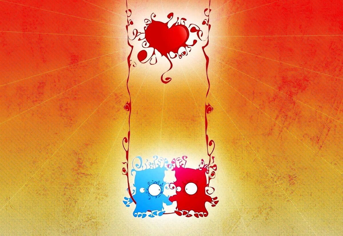 Draw Heart Wallpapers - Top Free Draw Heart Backgrounds - WallpaperAccess