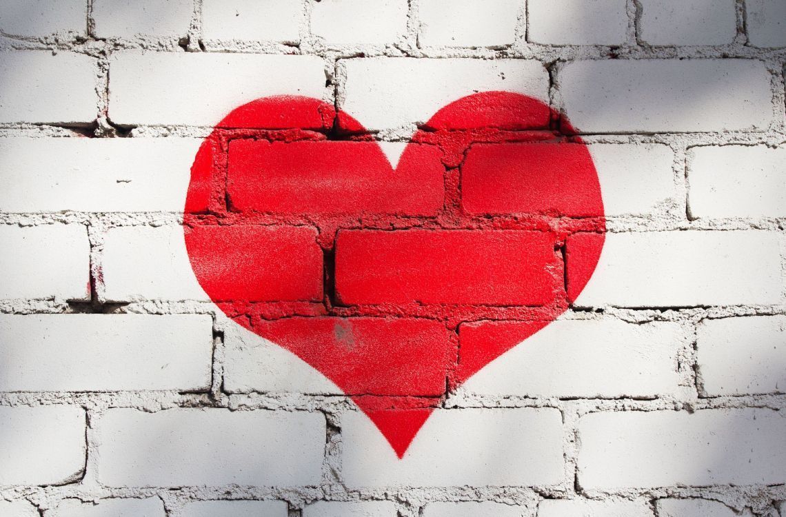 1140x750 Wallpaper Heart, Romance, Red, Love, Organ, Background Free Image