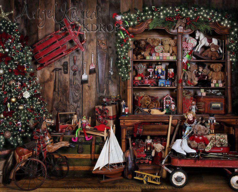 1000x805 Santa Workshop Wallpaper