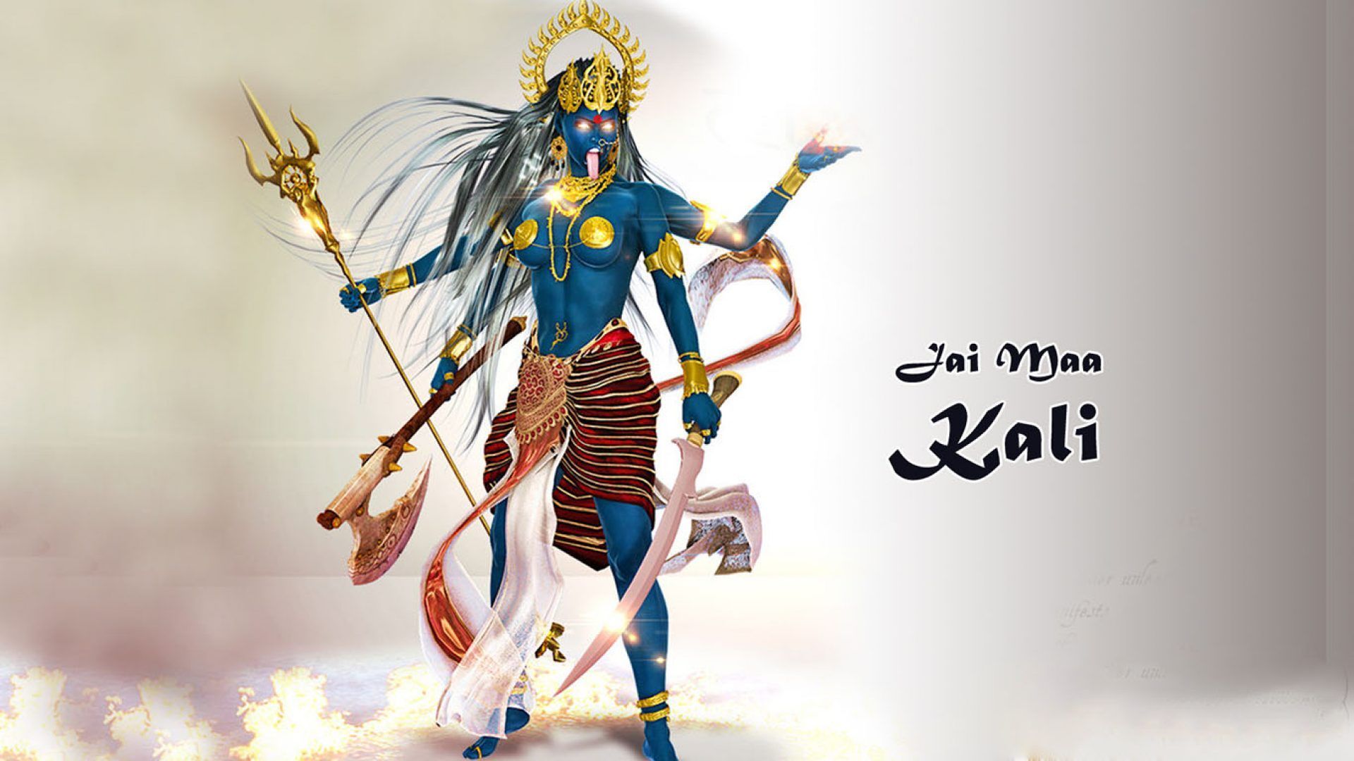 1920x1080 Maa Kali 3D HD Wallpaper Download HD Wallpaper