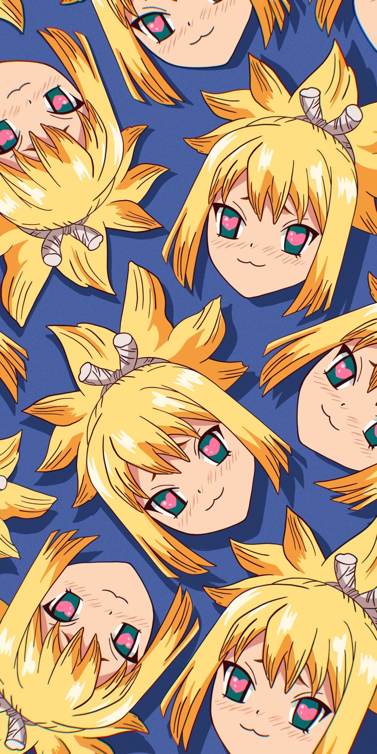 1280x2560 Dr. Stone Kohaku Wallpaper Aesthetic Wallpaper for Phone