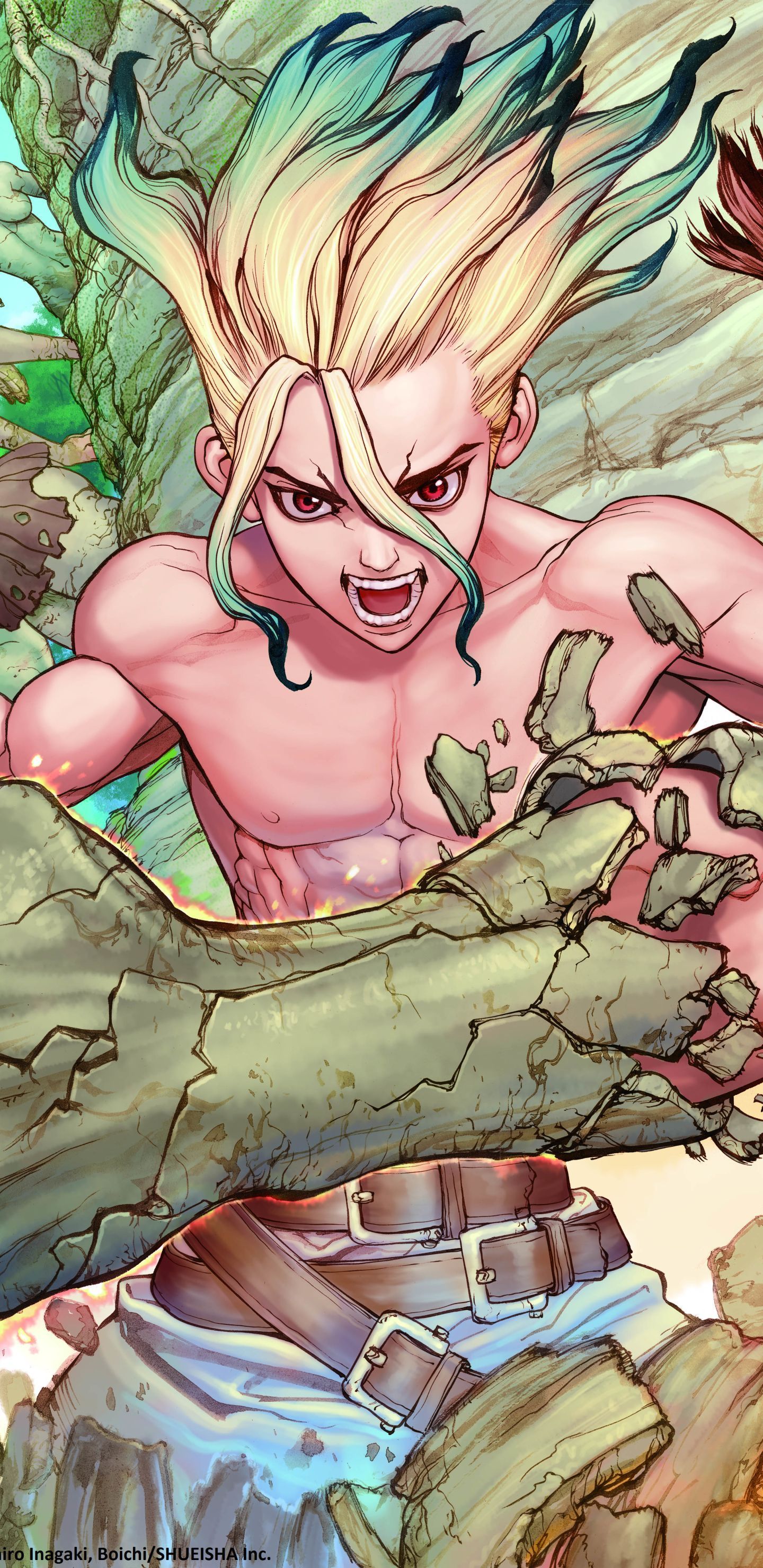 1440x2960 Mobile wallpaper: Anime, Dr Stone, Senku Ishigami, 1369759 download the picture for free