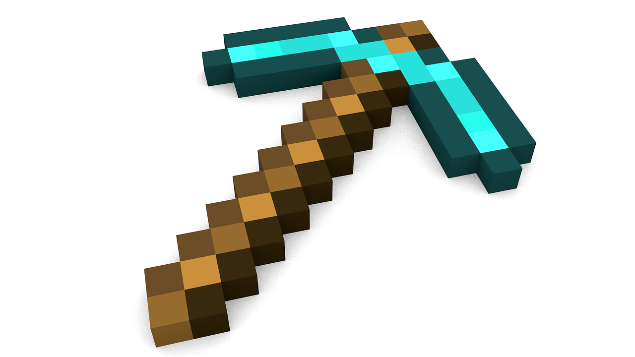 1280x720 Download Minecraft Wallpaper Pickaxe Royalty Free Stock Illustration Image