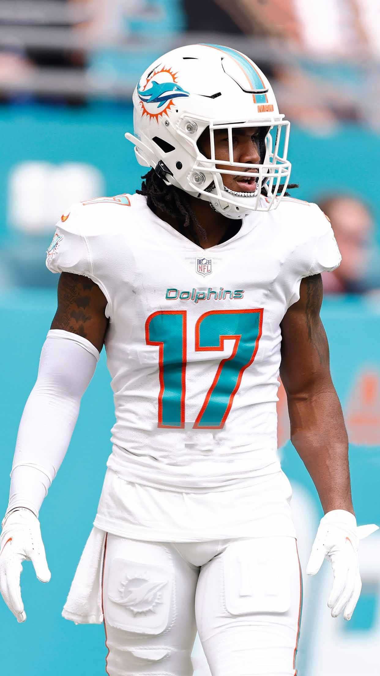 1242x2208 Wallpaper Jaylen Waddle. Miami dolphins football, Dolphins football, Nfl football wallpaper