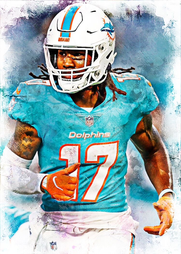 NFL Miami Dolphins - Jaylen Waddle 21 Wall Poster, 14.725 x