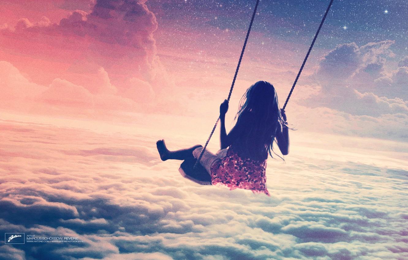 1332x850 Swing In The Clouds Wallpaper